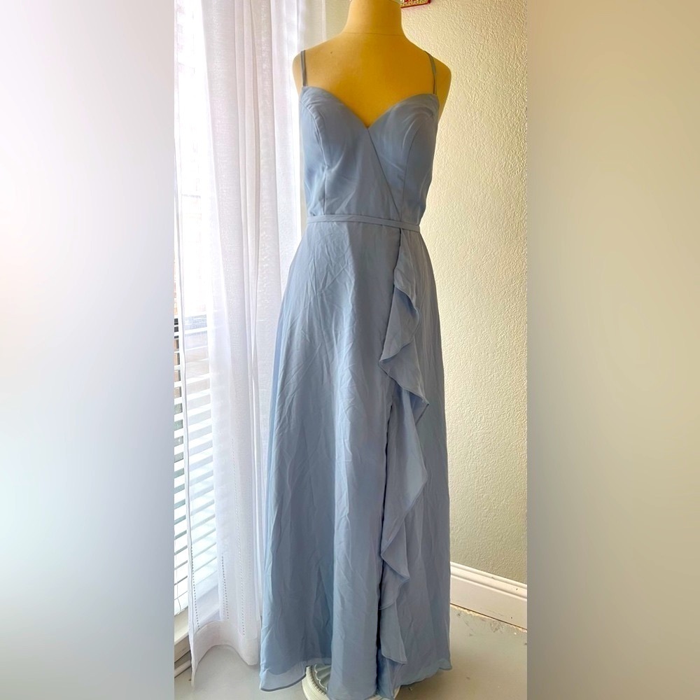 Elegant Blue Wedding Dress